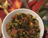 A picture of step 4 of Methi matar.