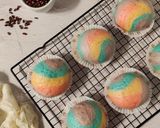 Foto langkah ke 15 dari resep Bakpao Unicorn Isi Kacang Merah (No Mixer).