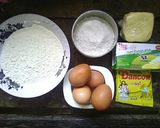Foto langkah ke 1 dari resep Bolu Keju Panggang Lembut 4 Telur.
