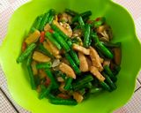 Foto langkah ke 4 dari resep Tumis kacang panjang tempe gembus.
