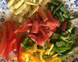 A picture of step 1 of Vegetable jalfrezi.