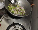 A picture of step 2 of Cheese Pulav.