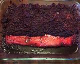 A picture of step 1 of California Farm Beet Juice Cured Salmon.