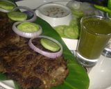 A picture of step 6 of Lotus stem kababs.