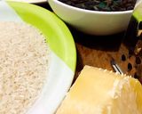 Foto del paso 1 de la receta: Risotto al fungui con crema de leche con un toque de Merkén 🇨🇱