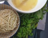 香菜蛋花湯麵的食譜步驟1照片