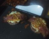Foto del paso 5 de la receta: Hamburguesa de ternera con bacon y queso majorero con papas