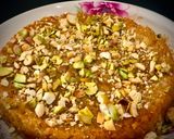 Hình bước làm 7 của món Knafeh - Bánh ngọt Trung Đông