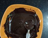 A picture of step 1 of Pinata chocolate cake.