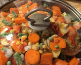 A picture of step 4 of Roasted Chicken with Vegetables.