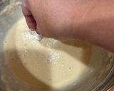 A picture of step 3 of Filipino Camaron Rebosado.