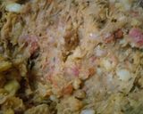 A picture of step 4 of Loki ki bhurji.