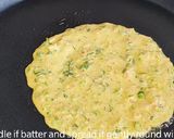 A picture of step 3 of Sooji besan mix veg chila recipe.