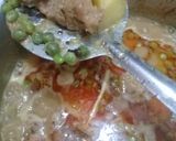 A picture of step 8 of Aloo Matar Gosht.