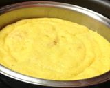 A picture of step 4 of Khaman dhokla.