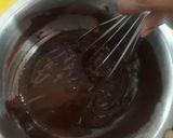 A picture of step 3 of Eggless chocolate Ganache Cake.
