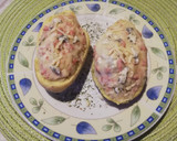 Foto del paso 4 de la receta: Papas asadas rellenas de carne picada y roquefort🥔🧀