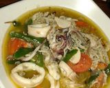 Foto langkah ke 4 dari resep Tumis cumi basah cabe ijo mix teri medan supper hot'z.