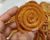 A picture of step 6 of Instant Crispy Jalebi.