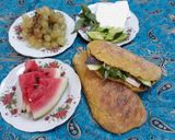 عکس مرحله 5 از دستور نان با آرد کامل گندم (با ۵ قلم بدون ورز)