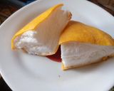 A picture of step 9 of Fluffy Omelette and Fried plantain.