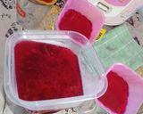 Foto langkah ke 4 dari resep Puding Susu Buah Naga.