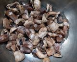A picture of step 1 of Mushroom ghee roast.