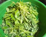 सरसों,मेथी,पालक,बथुआ का साग (Sarson,methi palak bathua ka saag recipe in Hindi) रेसिपी चरण 1 फोटो