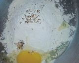 A picture of step 1 of Zeera biscuits.