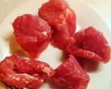 Foto del paso 2 de la receta Solomillo de Cerdo y Setas con salsa al ajillo