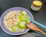 速成料理 |鹽麴絲瓜煨麵的食譜步驟6照片