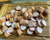 Une image de l'étape 8 de Pâtes d’Alsace aux légumes sautés, saucisses et emmental.