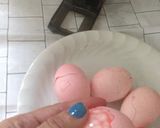 Foto del paso 2 de la receta: Huevos duros (telitas de arañas)