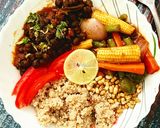 A picture of step 4 of Millet Buddha Bowl.