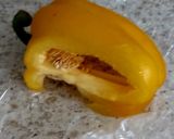 A picture of step 3 of My Sliced Chicken with Spinach and Yellow Sweet Pepper Sandwich.
