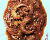 Foto del paso 18 de la receta: Pulpitos en salsa de tomates y pimientos