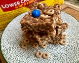 A picture of step 6 of Gluten-Free Peanut Butter Cereal Bars (with Cheerios).