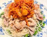 Korean Kimchi Pork Salad 韓式泡菜涼拌豬肉沙拉的食譜步驟2照片