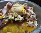 A picture of step 2 of Gosht ka salan.