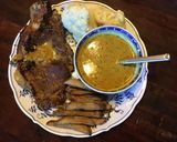 A picture of step 6 of California Farm Prime Rib Curry.