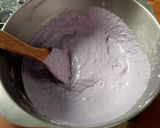 Foto langkah ke 5 dari resep Bolu Kukus Ubi Ungu Anti Gagal.