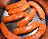 A picture of step 2 of Sausage, Peppers, Onions and Mushrooms.