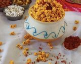 A picture of step 3 of Achari Masala Jowar Dhani (Popped Sorghum).