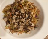 A picture of step 5 of Simple pork lo mein.