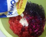 Foto langkah ke 2 dari resep Es Buah Jelly.
