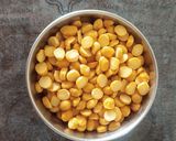 A picture of step 1 of Shravan special sweet Puran Kadubu.