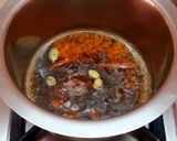 A picture of step 2 of Immunity booster special masala jaggery tea.