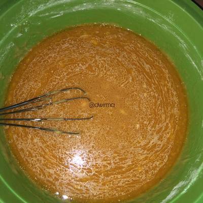Langkah 10 Membuat Bolu Karamel Kukus Sarang Semut Anti Gagal