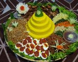 Foto langkah ke 4 dari resep Nasi kuning tumpeng.