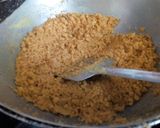 A picture of step 3 of Chana dal burfi.